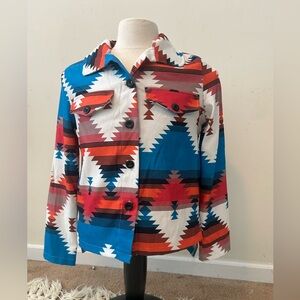 Aztec Print Jacket